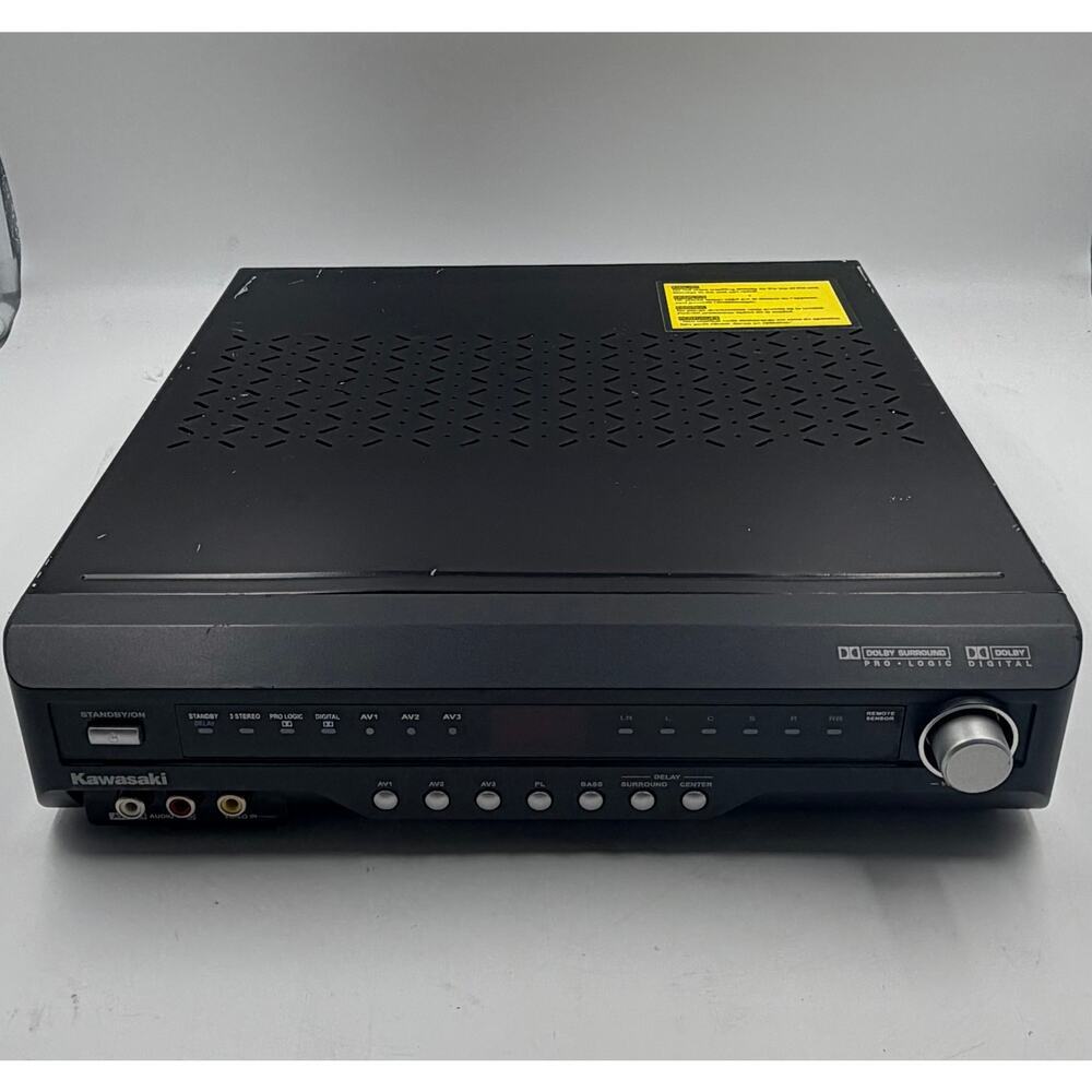 VTG Kawasaki AV1000 Home Theater System AV Switcher Volume Control Tested Works - Picture 2 of 7